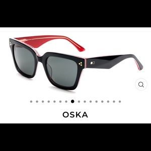 OTIS Oska Navy Crystal Red Smokey Blue Sunglasses